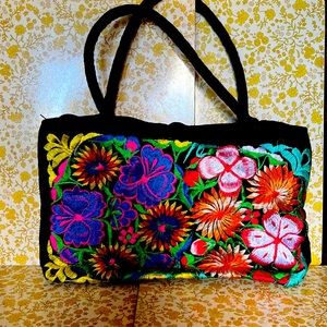 Simple no brand Mexican influenced purse